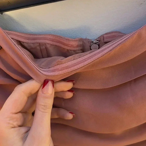 STRAPLESS MIDI DRESS - Picture 4 of 6